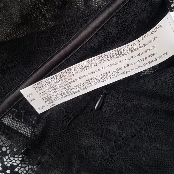 NWT LACE CORSET BLACK - REF. 1067/404. - Picture 8 of 10